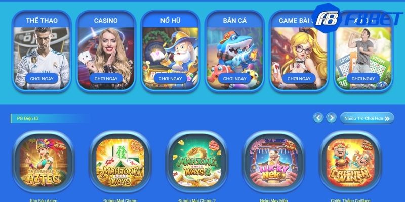 Tại F8BET, thiên đường giải trí là bất tận 