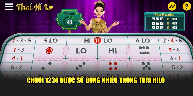 Chuỗi 1234 được sử dụng nhiều trong Thái Hilo 